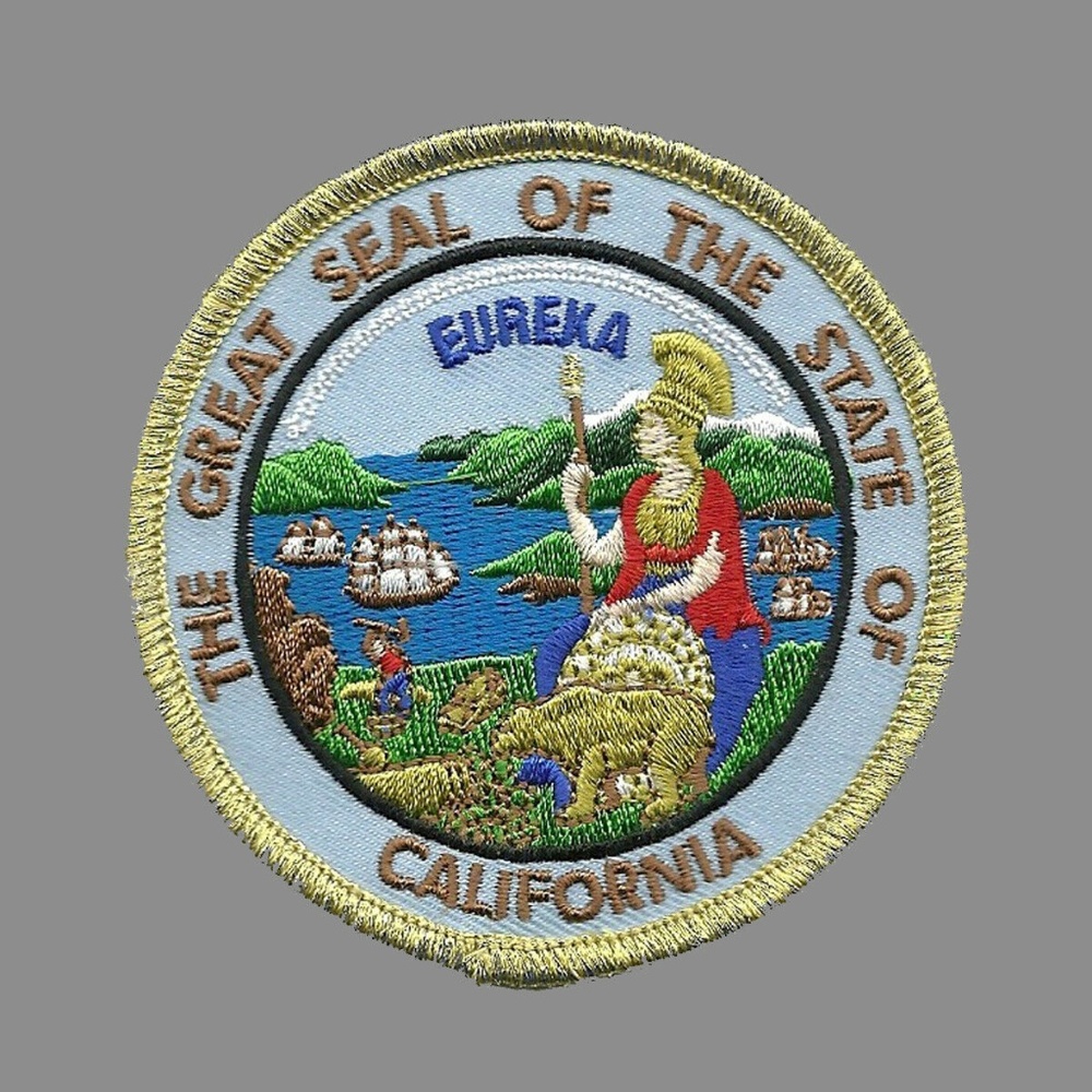 Great California State Seal Iron on Patch